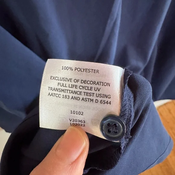 Coolibar Women’s L Santa Barbra Tunic Top UV Protection Vacation Cruise Beach - Picture 9 of 14